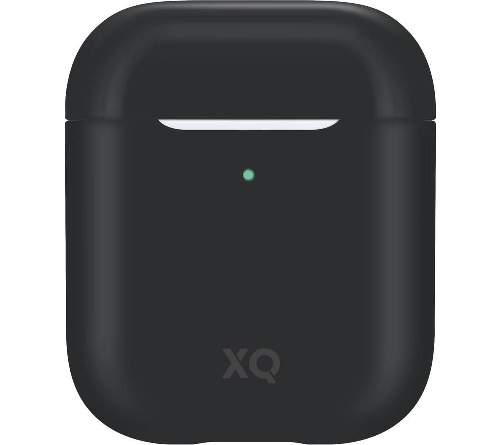 XQISIT Apple AirPods Silicone Case - Black