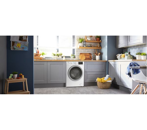 beko pro recycledtub wdex8540430w bluetooth 8 kg washer dryer white