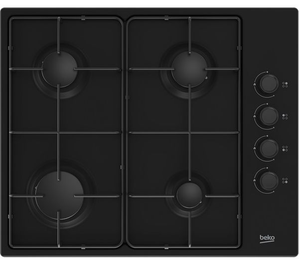 Beko Hibg64120sb 61 Cm Gas Hob Black