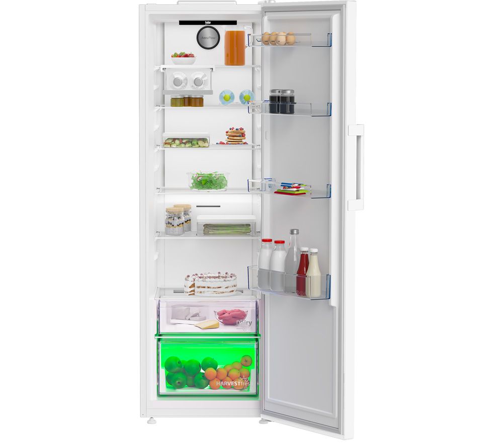 BEKO HarvestFresh LNP4686LVW Tall Fridge White Fast Delivery Currysie