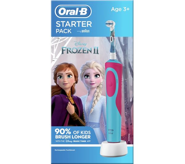 ORAD12KIDSFRZSP - ORAL B Vitality Kids Frozen II Electric Toothbrush ...