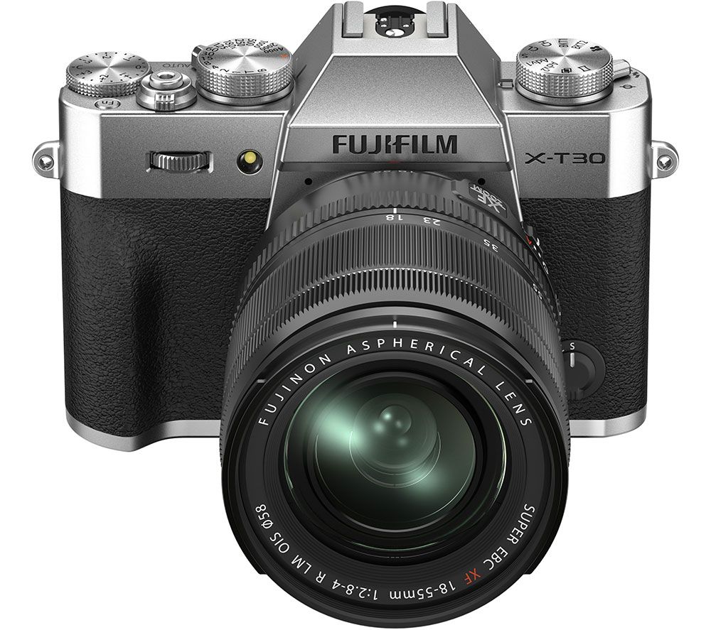 X-T30 II Mirrorless Camera with FUJINON XF 18-55 mm f/2.8-4 R LM OIS Lens - Silver