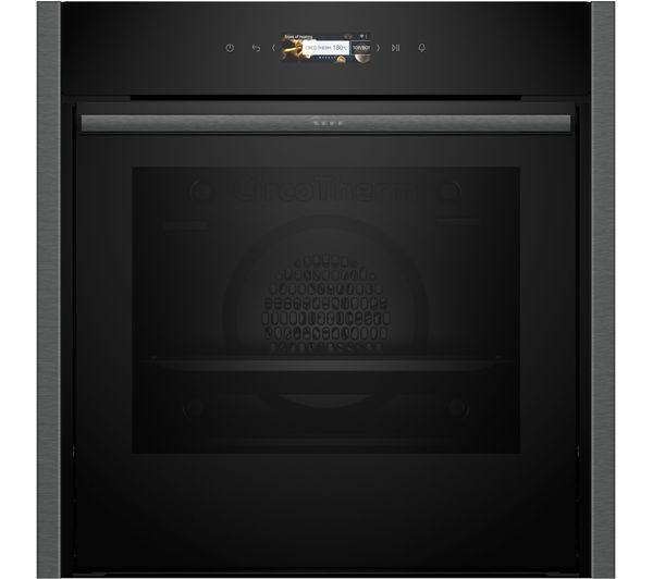 Neff N70 Slidehide B54cr71g0b Electric Pyrolytic Smart Oven Graphite