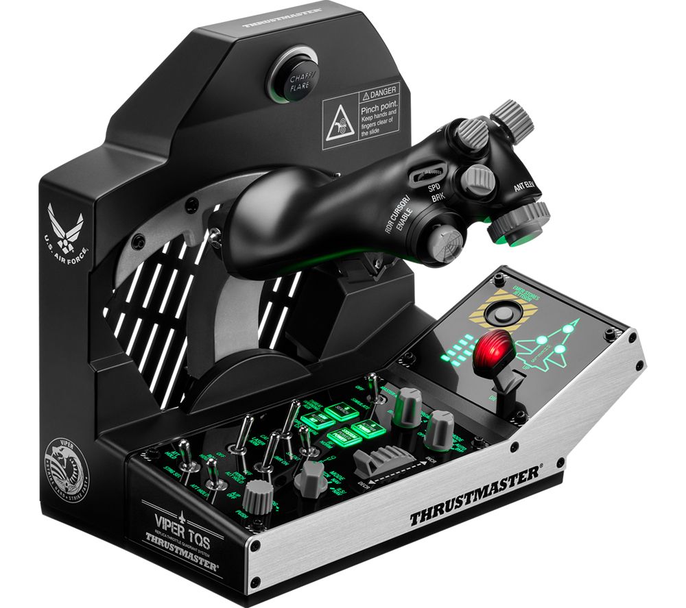 Viper Throttle Quadrant System & Control Panel Mission Pack - Black
