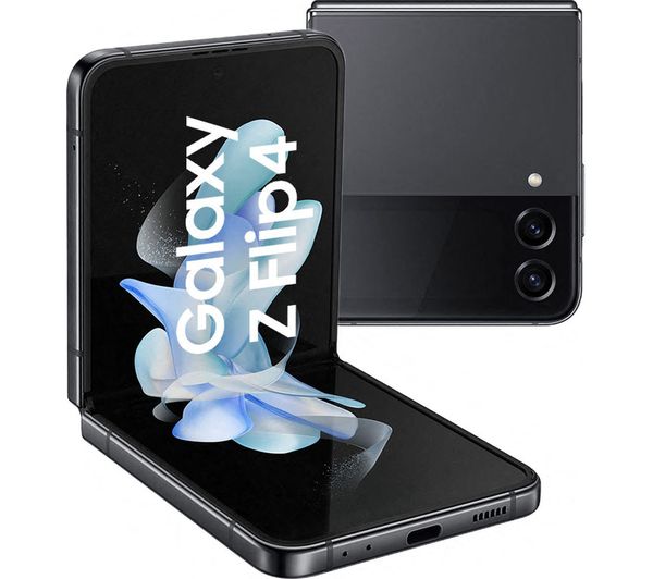 Refurbished Galaxy Z Flip4 - 128 GB, Graphite (Excellent Condition)