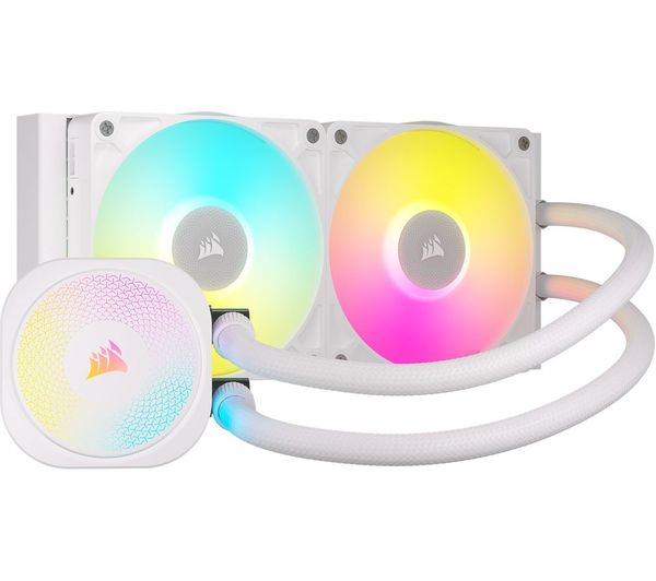 Corsair Icue Link Titan 240 Rx Rgb Liquid 240 Mm Cpu Cooler Rgb Led White