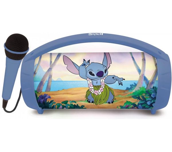 Lexibook Btp585dz Portable Bluetooth Speaker Disney Stitch