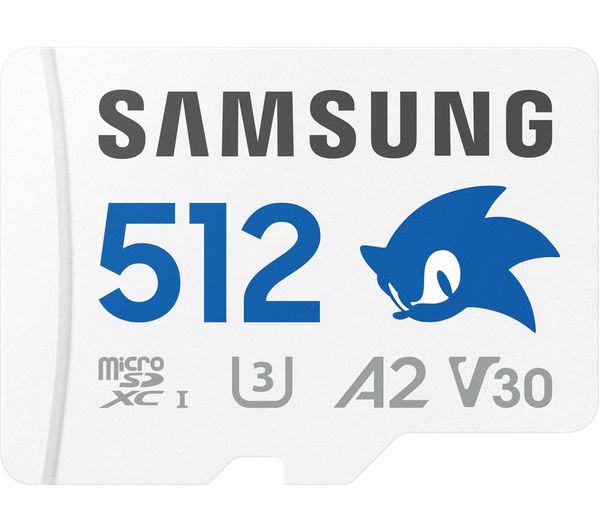 An image of SAMSUNG Sonic Pro Plus V30 microSD Memory Card - 512 GB