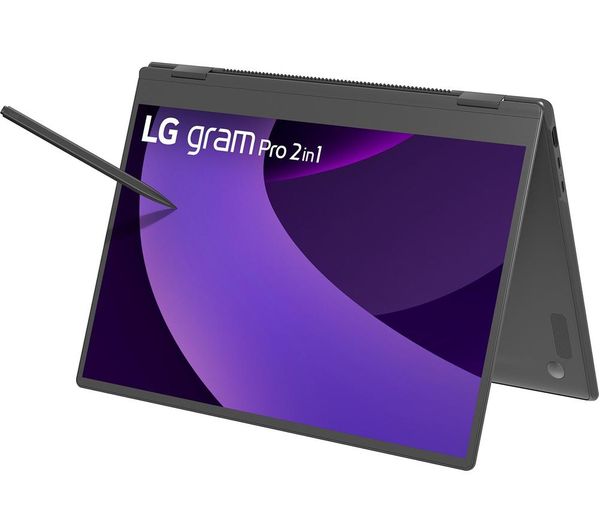 LG gram Pro 16T90TP-G.AA78A1 16" 2 in 1 Laptop - Intel® Core™ Ultra 7, 1 TB SSD, Black