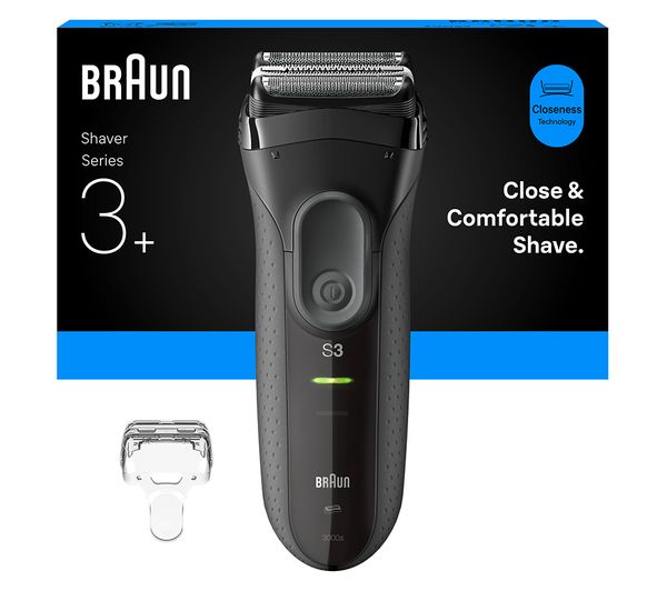 Braun Series 3 Bra3000s Wet Dry Foil Shaver Black