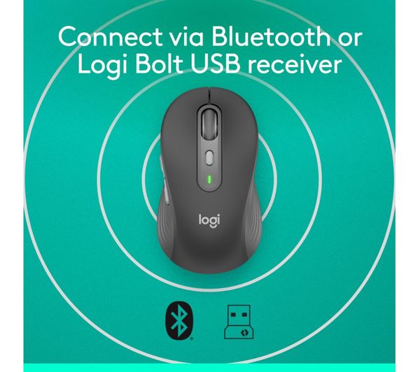 LOGITECH Signature Plus M750 L Wireless Optical Mouse - 910-007509 ...