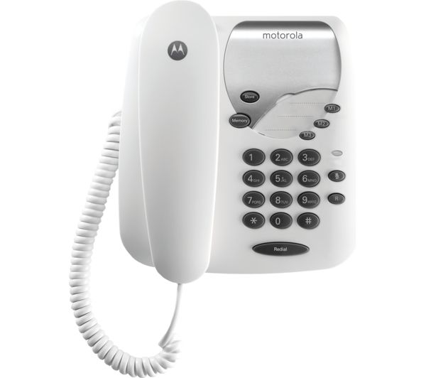 MOTOROLA CT1 Corded Phone - White