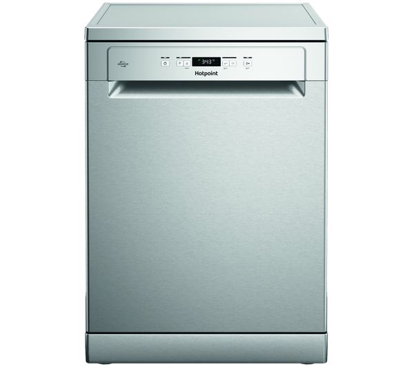 An image of HOTPOINT HP2FFC14BN6XUK Full-size Dishwasher - Silver