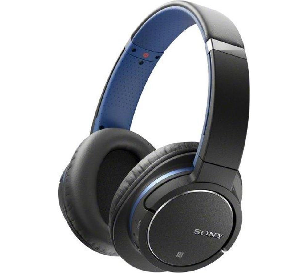 Buy SONY MDR-ZX770BNL Wireless Bluetooth Noise-Cancelling Headphones - Blue | Free Delivery | Currys