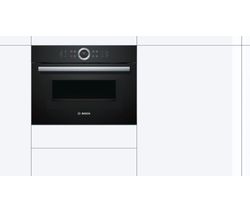 Serie 8 CMG633BB1B Built-in Combination Microwave - Black