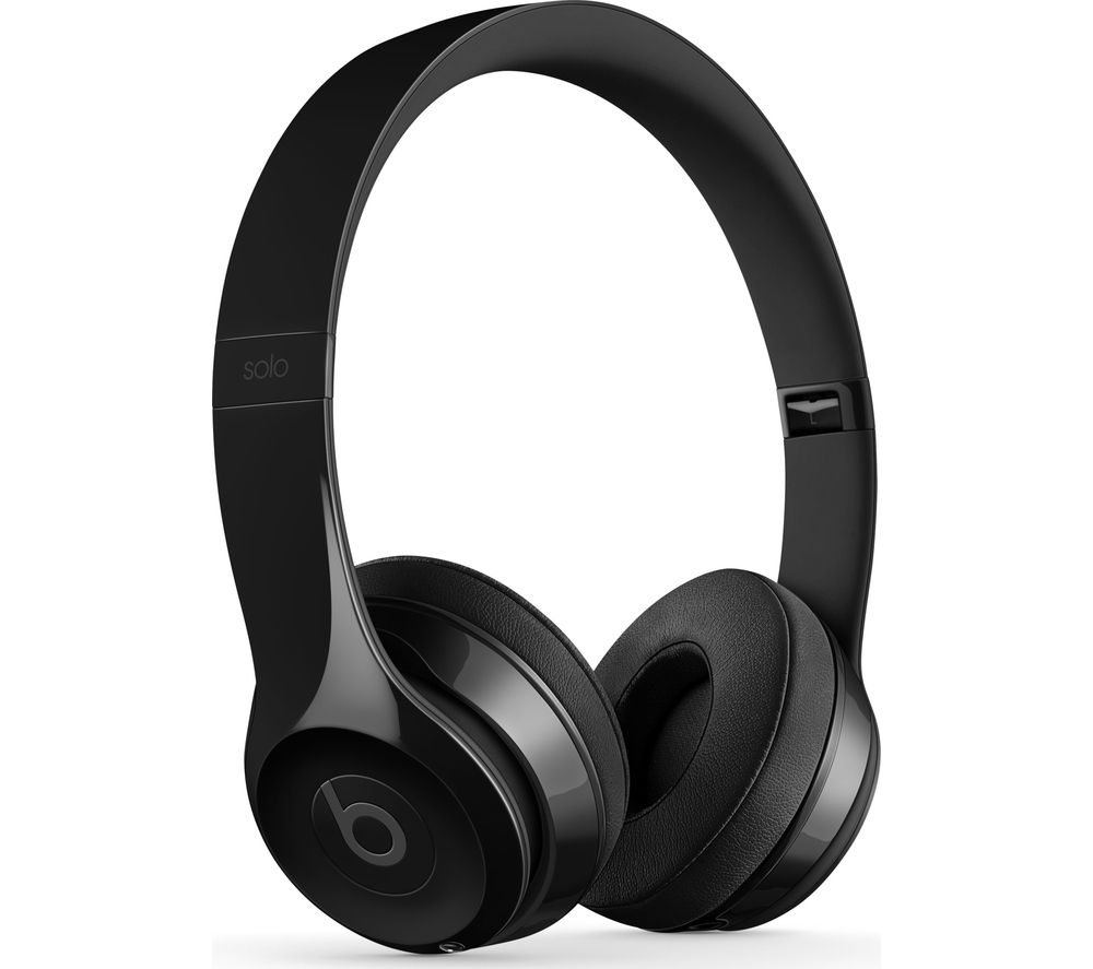 BEATS BY DR DRE Solo 3 Wireless Bluetooth Headphones – Gloss Black, Black