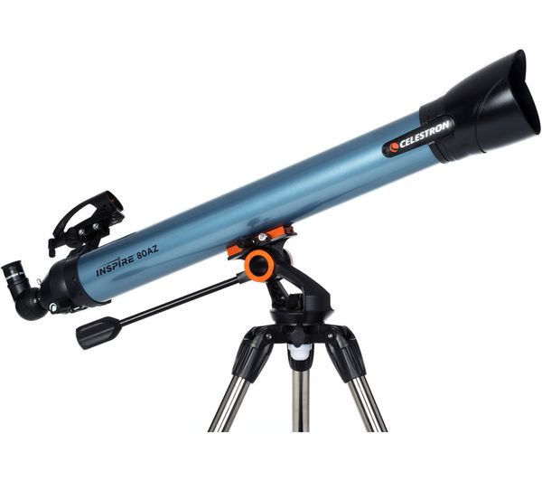 CELESTRON INSPIRE 80 Refractor Telescope Blue Deals PC World