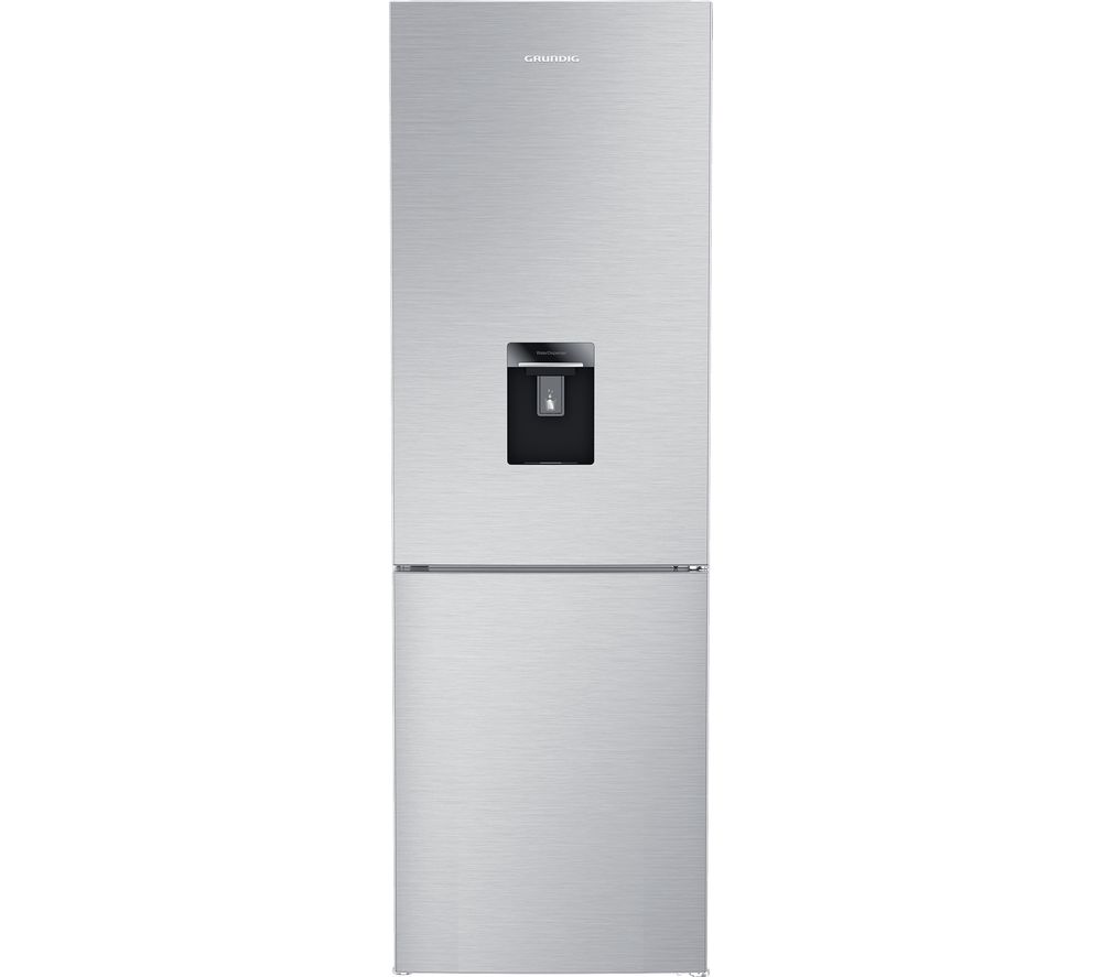 GRUNDIG GKNG1682DN 60/40 Fridge Freezer - Brushed Steel, Brushed Steel