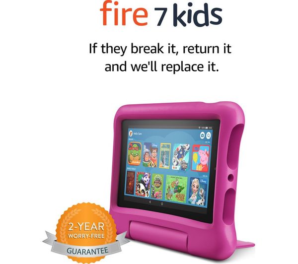 Buy Amazon Fire 7 Kids 7 Tablet 19 16 Gb Pink Free Delivery Currys