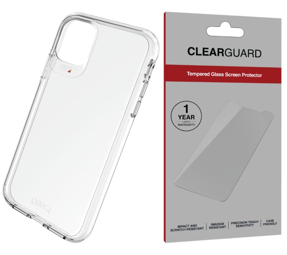 GEAR4 Crystal Palace iPhone 11 Clear Case & InvisibleShield ClearGuard Screen Protector Bundle Review