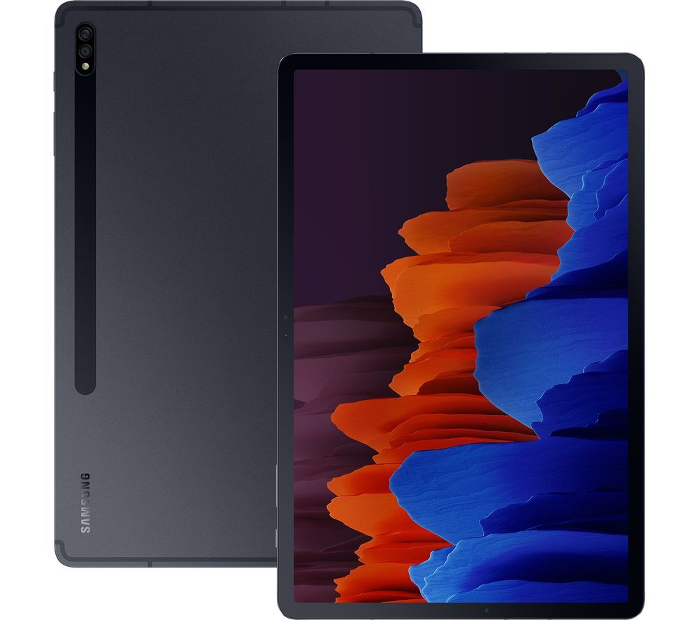 Buy SAMSUNG Galaxy Tab S7 Plus 12.4" 5G Tablet 128 GB, Mystic Black