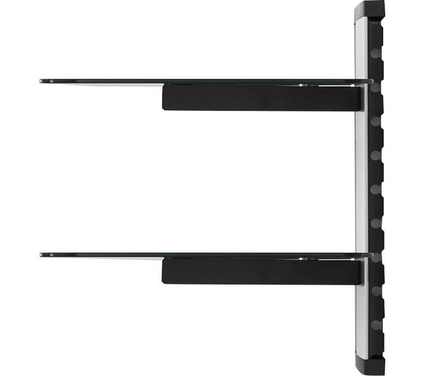 Buy AVF AS200BS Double AV Shelving Wall Mount Free Delivery Currys
