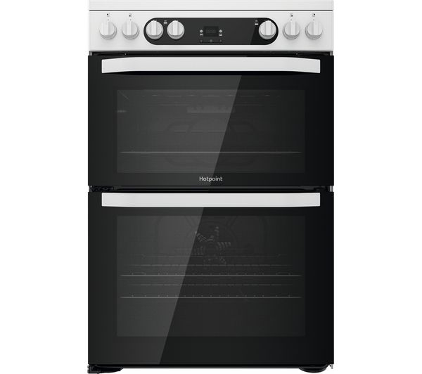 Image of HOTPOINT Multiflow HDM67V9HCW 60 cm Electric Ceramic Cooker - White