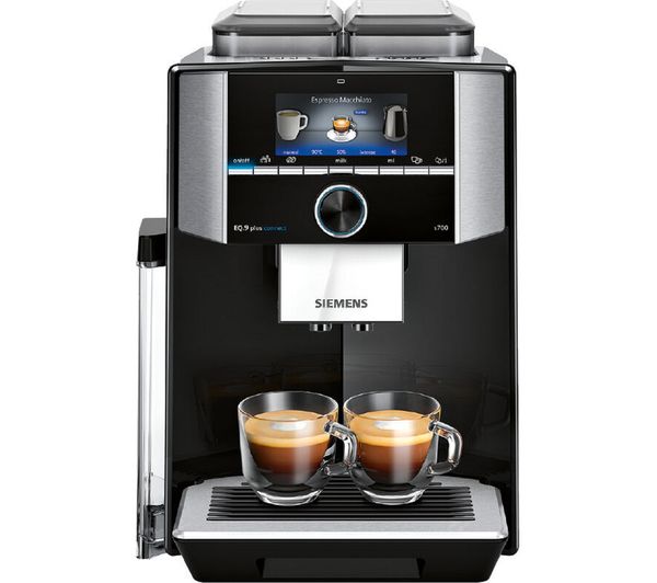 EQ.9 s700 TI9573X9GB Smart Bean to Cup Coffee Machine - Black & Stainless  Steel