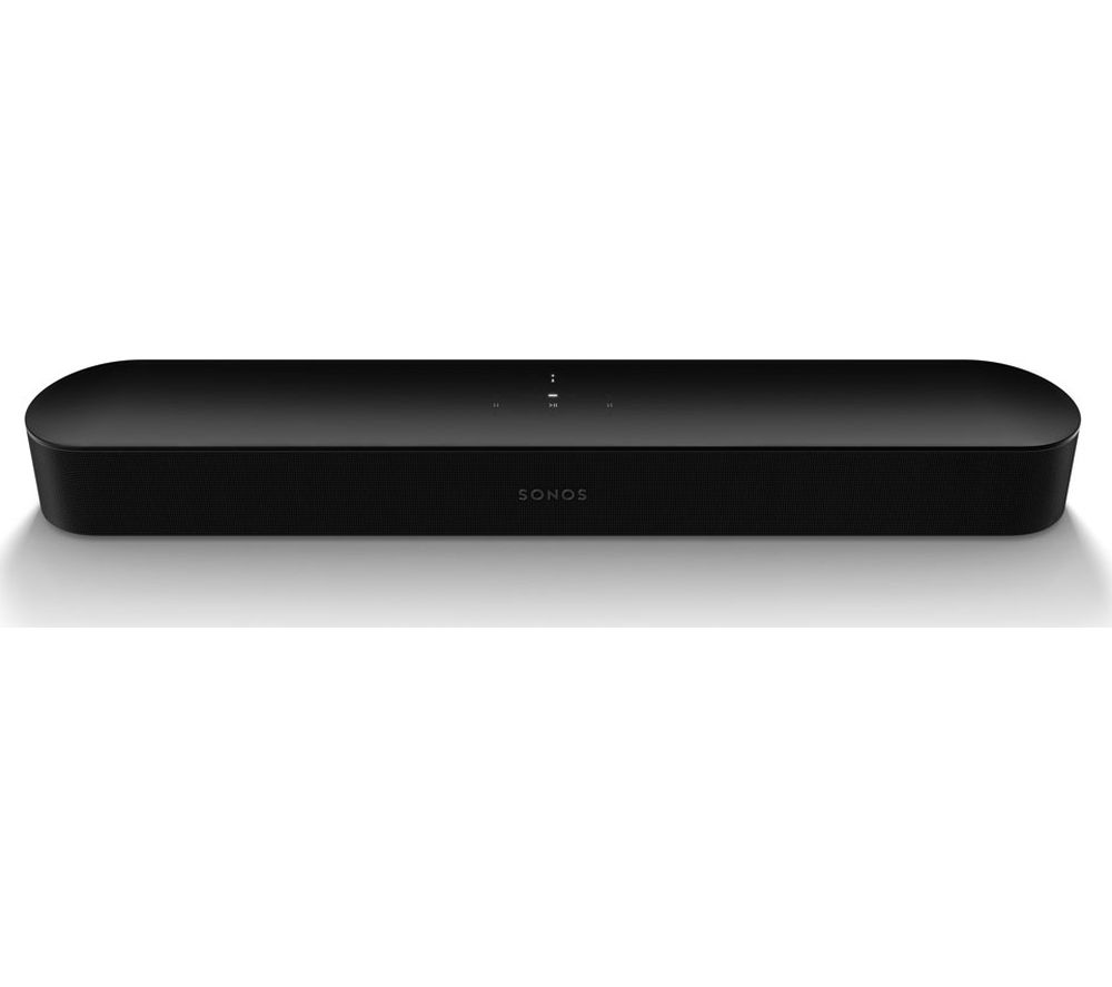 SONOS Beam (Gen 2) Compact Sound Bar with Dolby Atmos, Alexa & Google Assistant - Black, Black