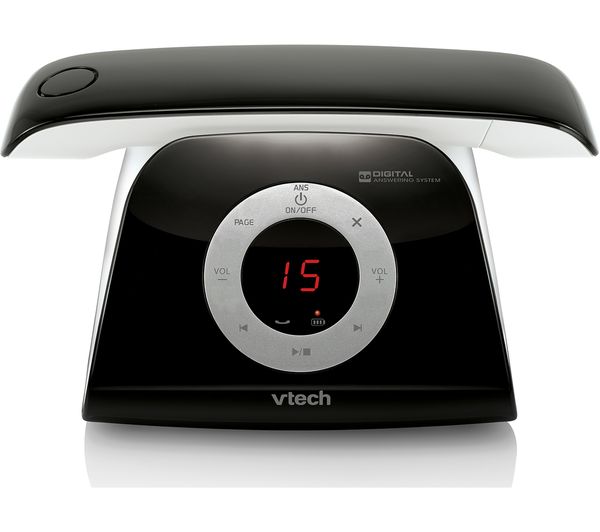 Vtech Designer Ls1350 Cordless Phone Black White