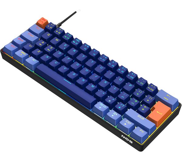 NOS C-450 Mini Pro RGB Mechanical Gaming Keyboard - Jazz - 396171-UK ...