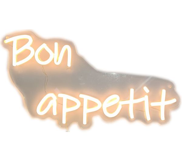 PREMIER Bon Appetit LED Neon Sign - Warm White