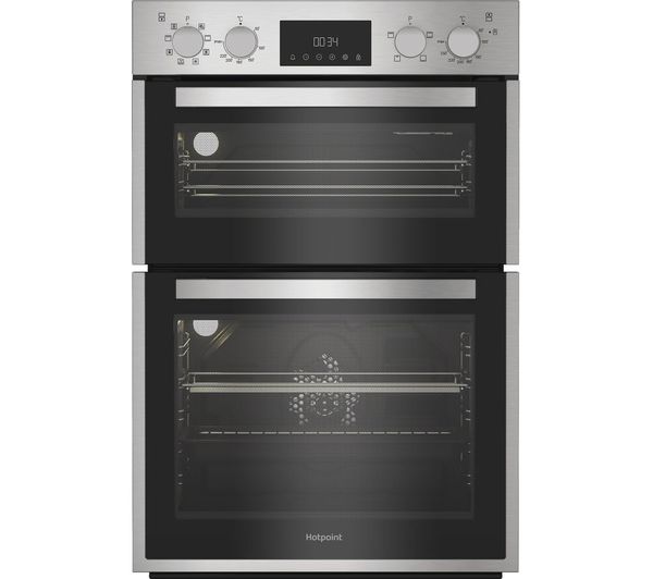 Hotpoint Dih 82d Ix Electric Double Oven Stainless Steel