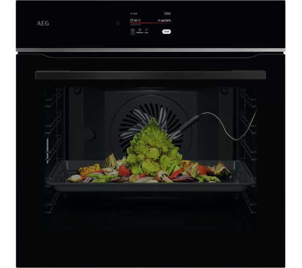 Aeg 7000 Mealassist Te7pb731ab Electric Pyrolytic Oven Black