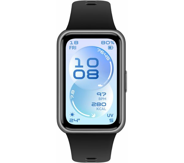 HUAWEI Band 11 Fitness Tracker - Black Fluoroelastomer Strap - 55020GVQ ...