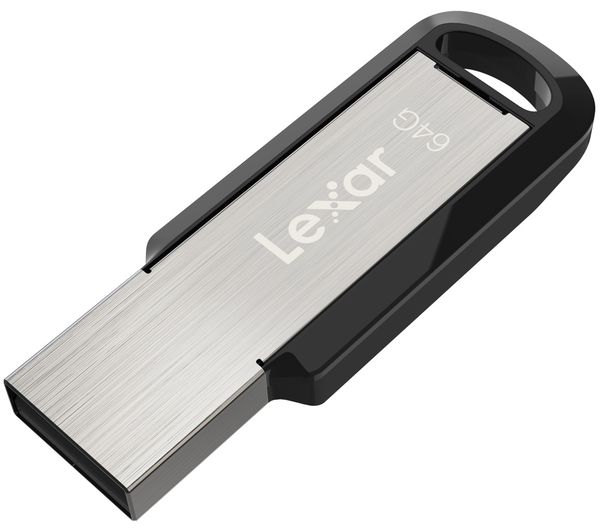 An image of LEXAR JumpDrive M400 USB 3.0 Memory Stick - 64 GB, Silver