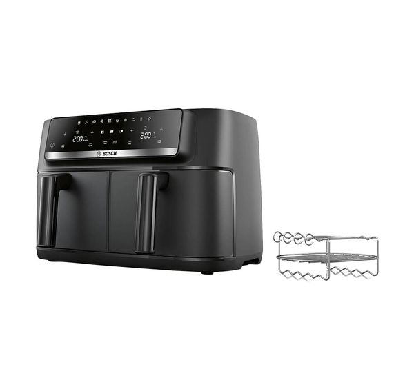 An image of BOSCH Series 4 MAFD440B1G Double-Stack Drawer Air Fryer - Black