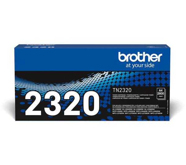 BROTHER TN2320 Black Toner Cartridge, Black