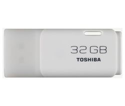 TOSHIBA TransMemory USB 2.0 Memory Stick - 32 GB, White