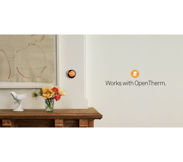 T3028GB GOOGLE Nest Learning Thermostat 3rd Generation, Silver
