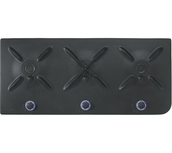 HOOVER Ghisa HF9 Gas Hob - Black, Black