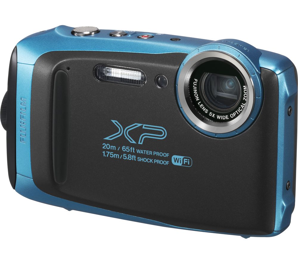 FUJIFILM XP130 Tough Compact Camera – Blue, Blue