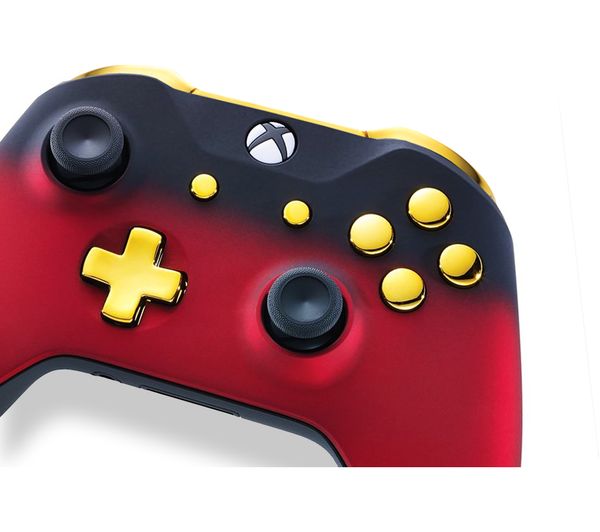wireless red xbox one controller