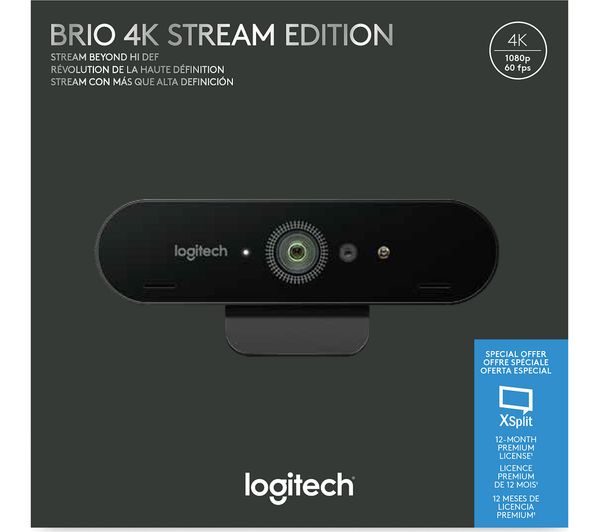 960 001194 LOGITECH Brio Stream Edition 4K Ultra HD Webcam