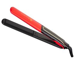 Manchester United Edition S6755 Sleek & Curl Expert Hair Straightener - Red & Black
