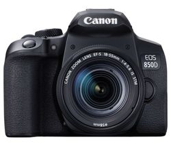 EOS 850D DSLR Camera with EF-S 18-55 mm f/4.0 - f/5.6 IS STM Lens