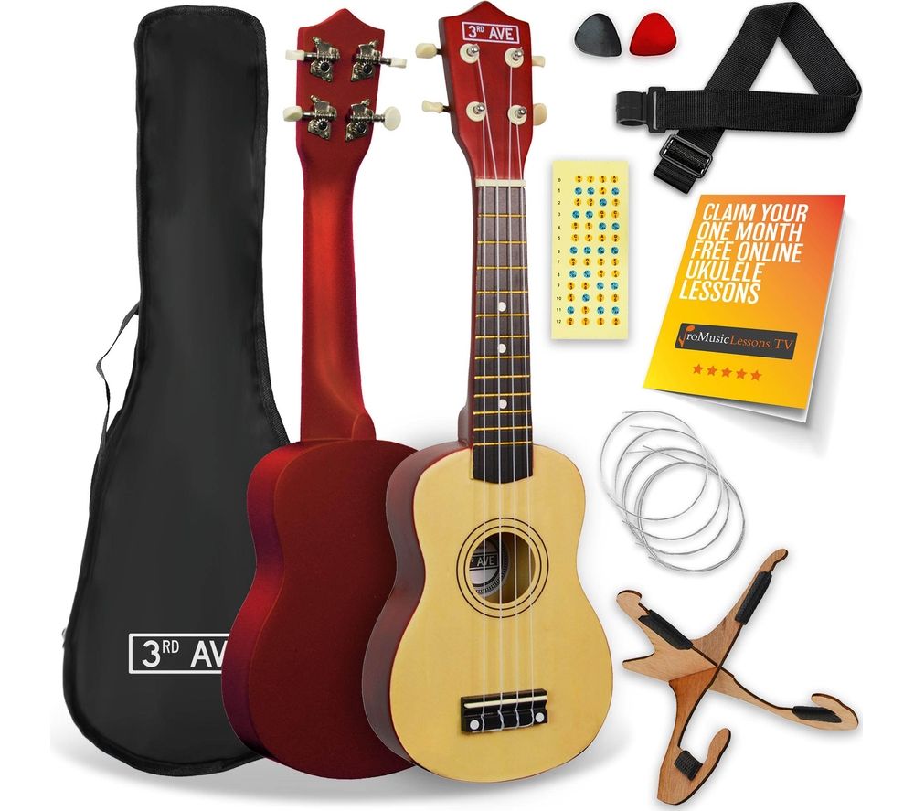 Soprano Ukulele Starter Pack - Natural