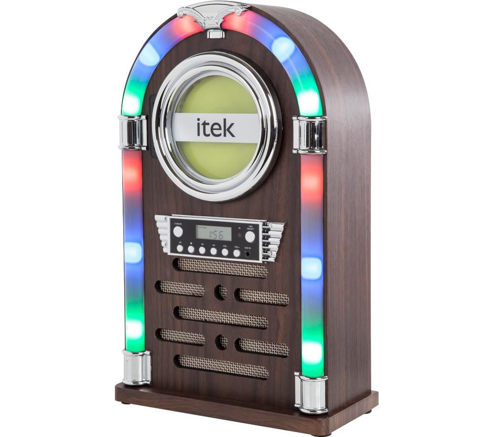 ITEK I60018CD Bluetooth Jukebox - Brown