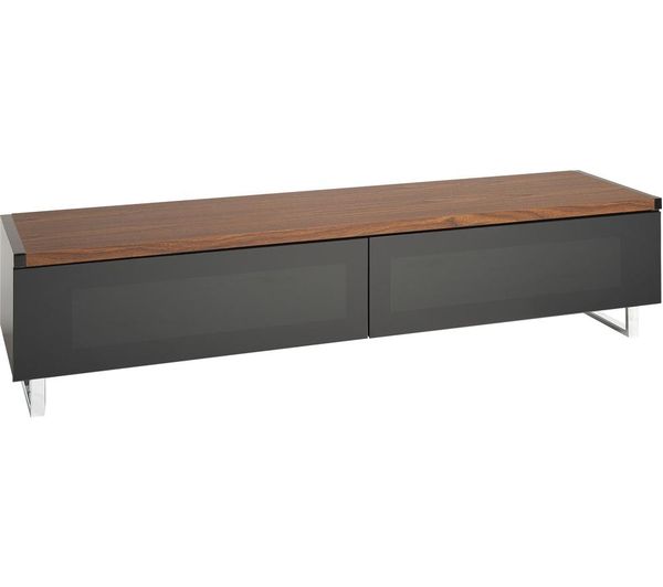AVF Panorama PM160WB 1600 mm TV Stand - Black & Walnut