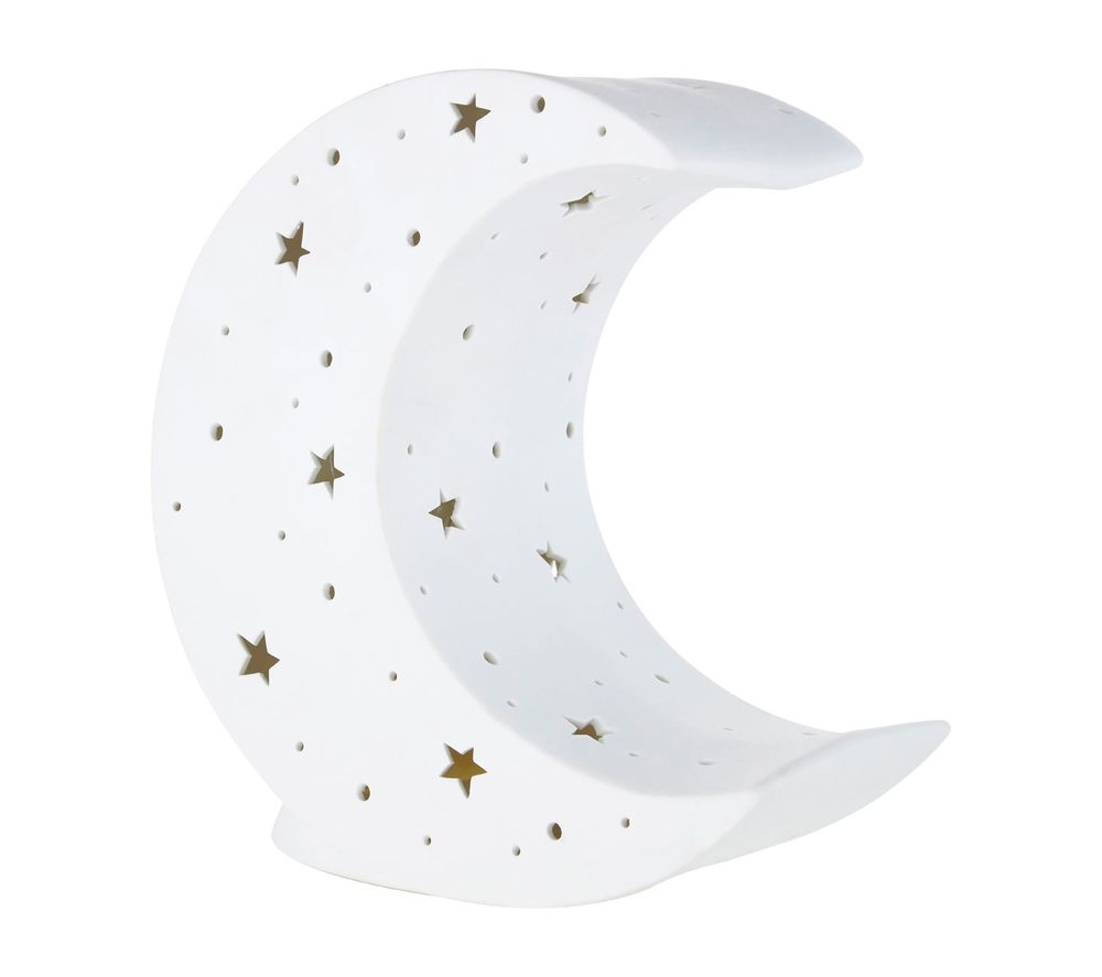 Moon Kids Night Light - White